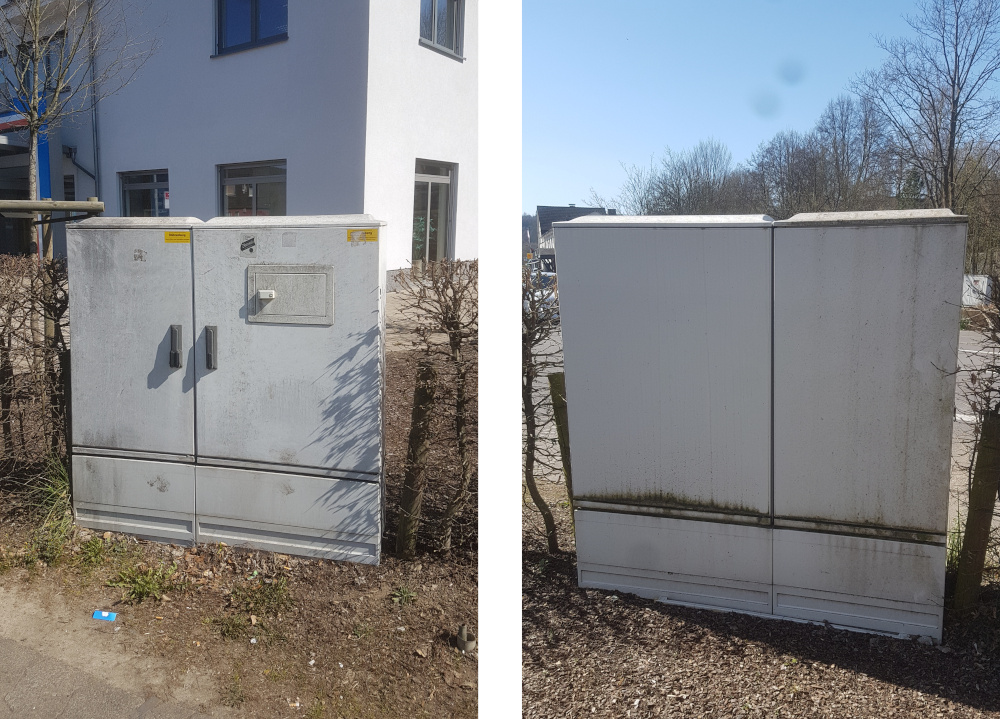 Stromkasten MV vorher