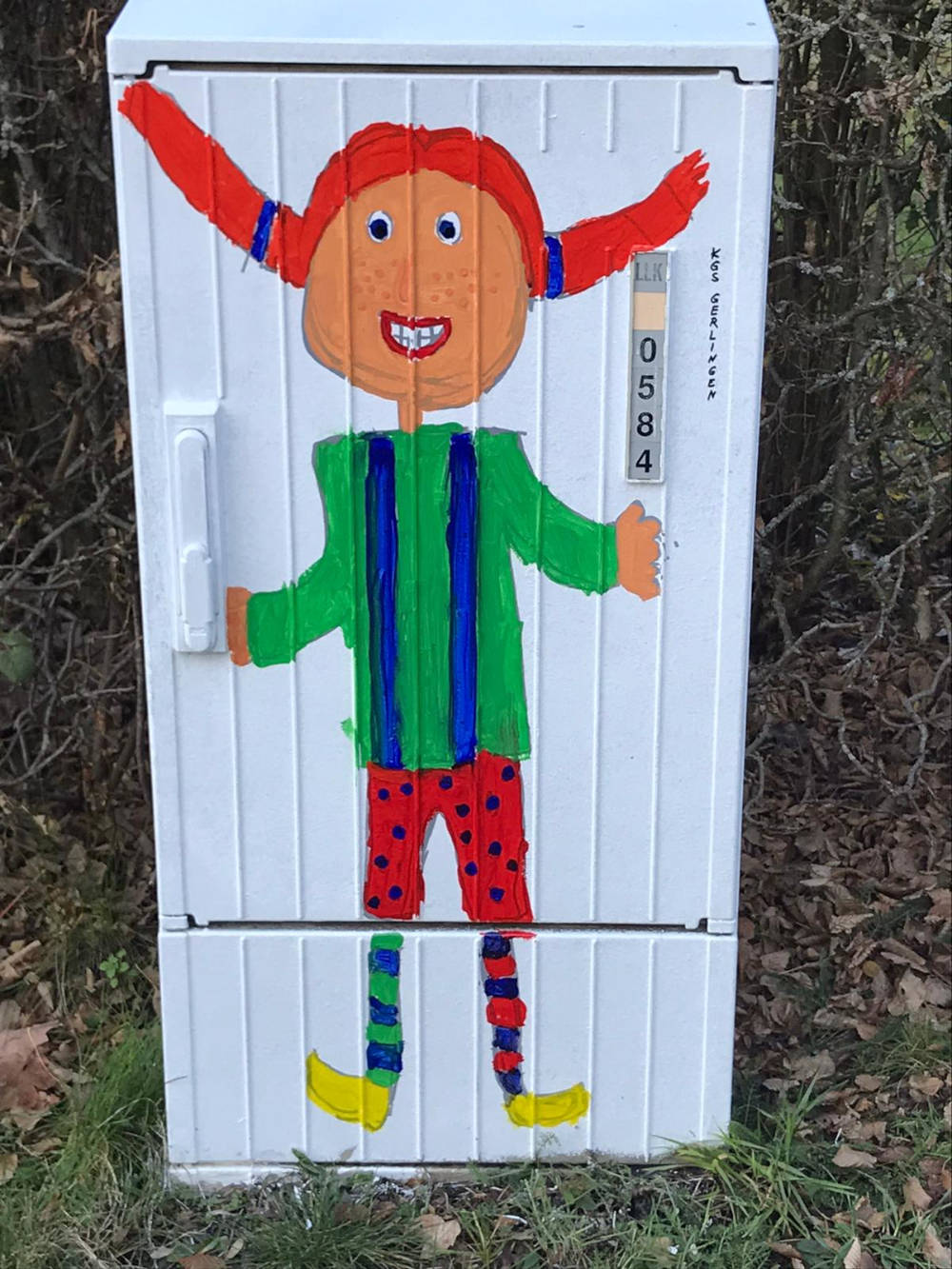 Stromkasten Logo Schule